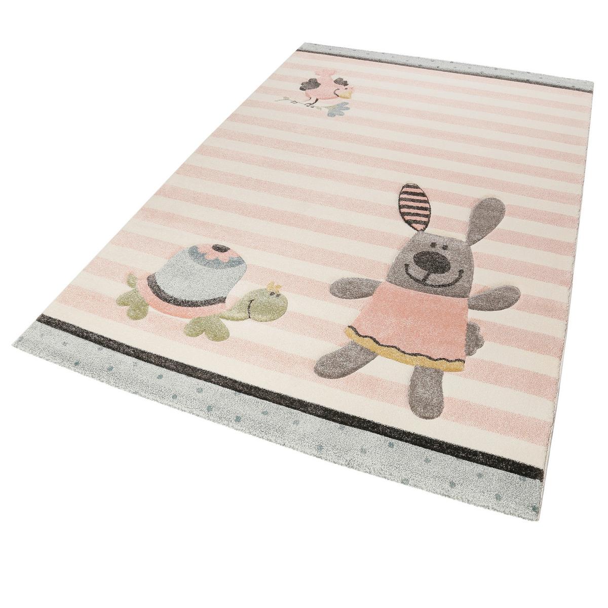 Kinderteppich Happy Friends - Rosa, Trend, Textil (200/290cm) - Sigikid