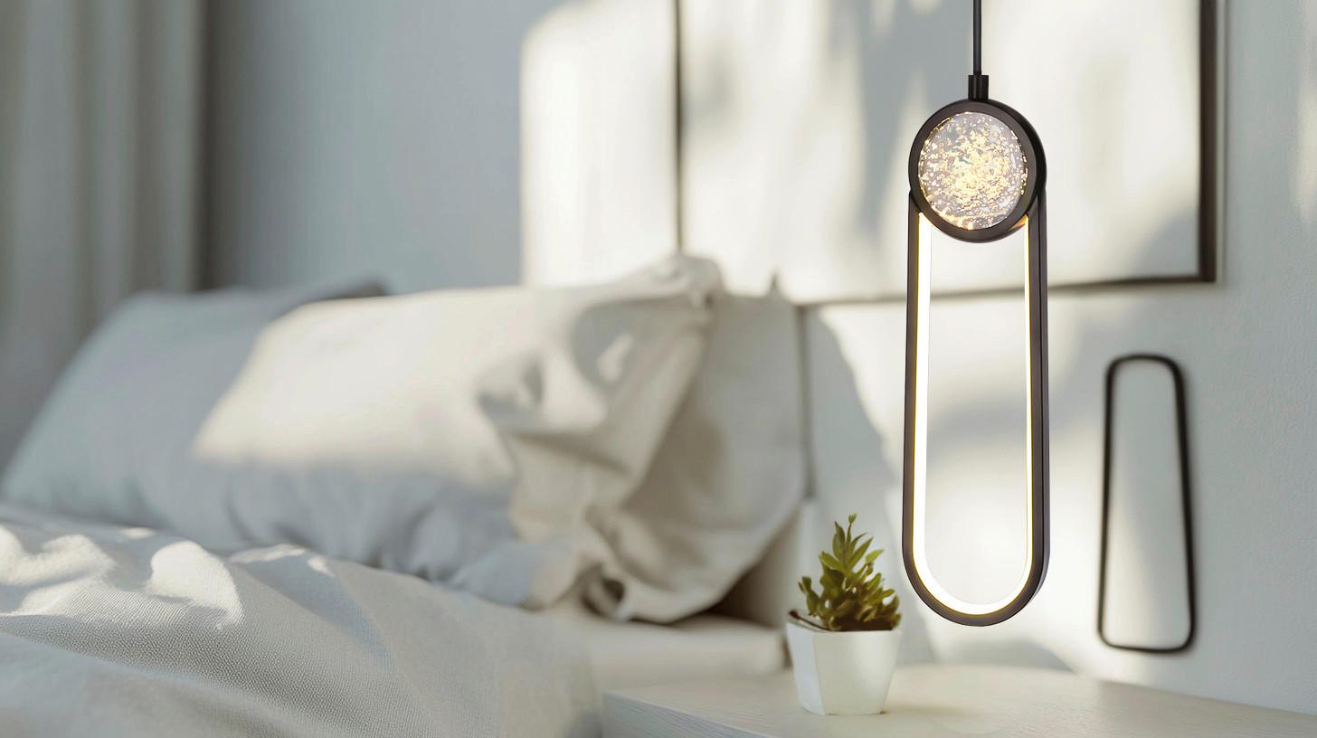 LED-Pendelleuchte 31-35585 Lacrima - Schwarz/Weiß, Design, Kunststoff/Metall (10/7,8/120cm)