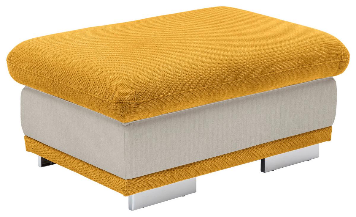 Sarokgarnitúra Seaside - mustársárga, Modern, textil (97/47/67cm) - Luca Bessoni