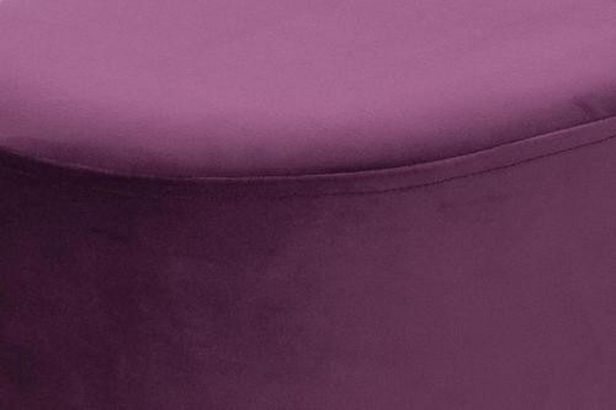 Taburet fialová - zlatá/fialová, Basics, drevo/kompozitné drevo (35,5/43/55cm)