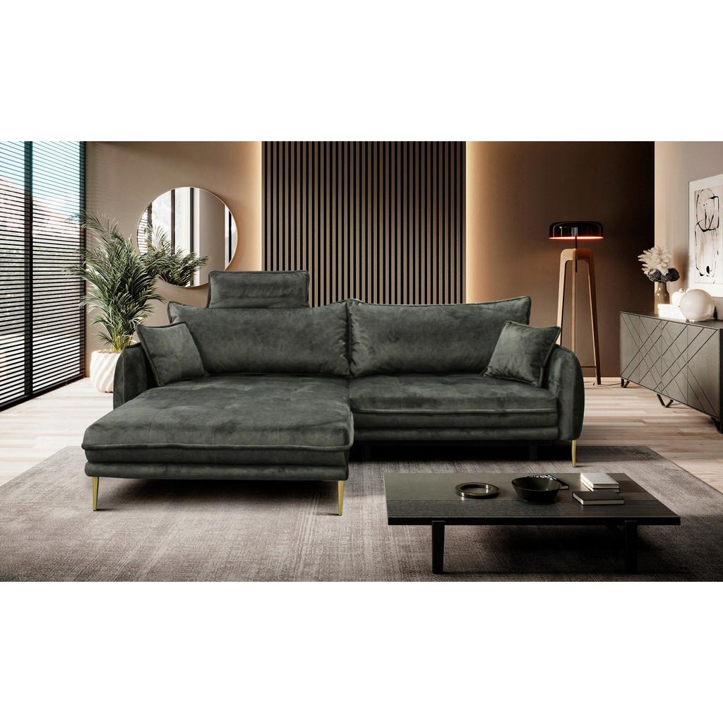 ECKSOFA Whisper Grün S: 196x264 cm