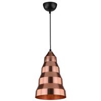 PENDELLEUCHTE 31-58560 VESUVIO - Kupferfarben, Design, Metall (20/20/130cm)