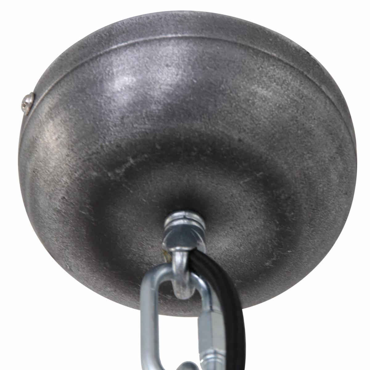 Pendelleuchte Bikkel - Braun, Trend, Glas/Metall (42/145/42cm)