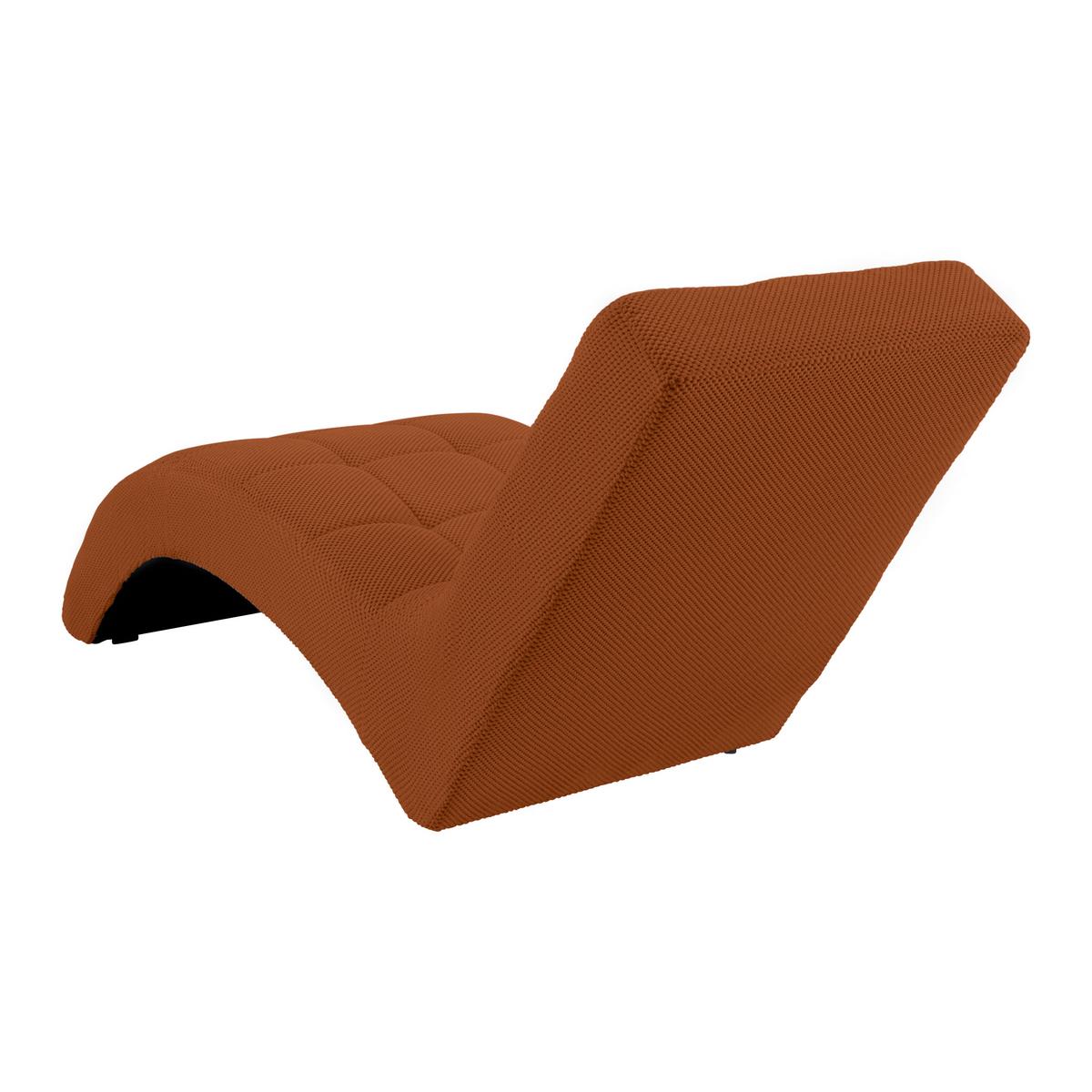 Relaxačné ležadlo LAVANDA, marhuľová, max. 120 kg - marhuľová/čierna, Modern, textil/plast (68/80/167cm) - Mömax