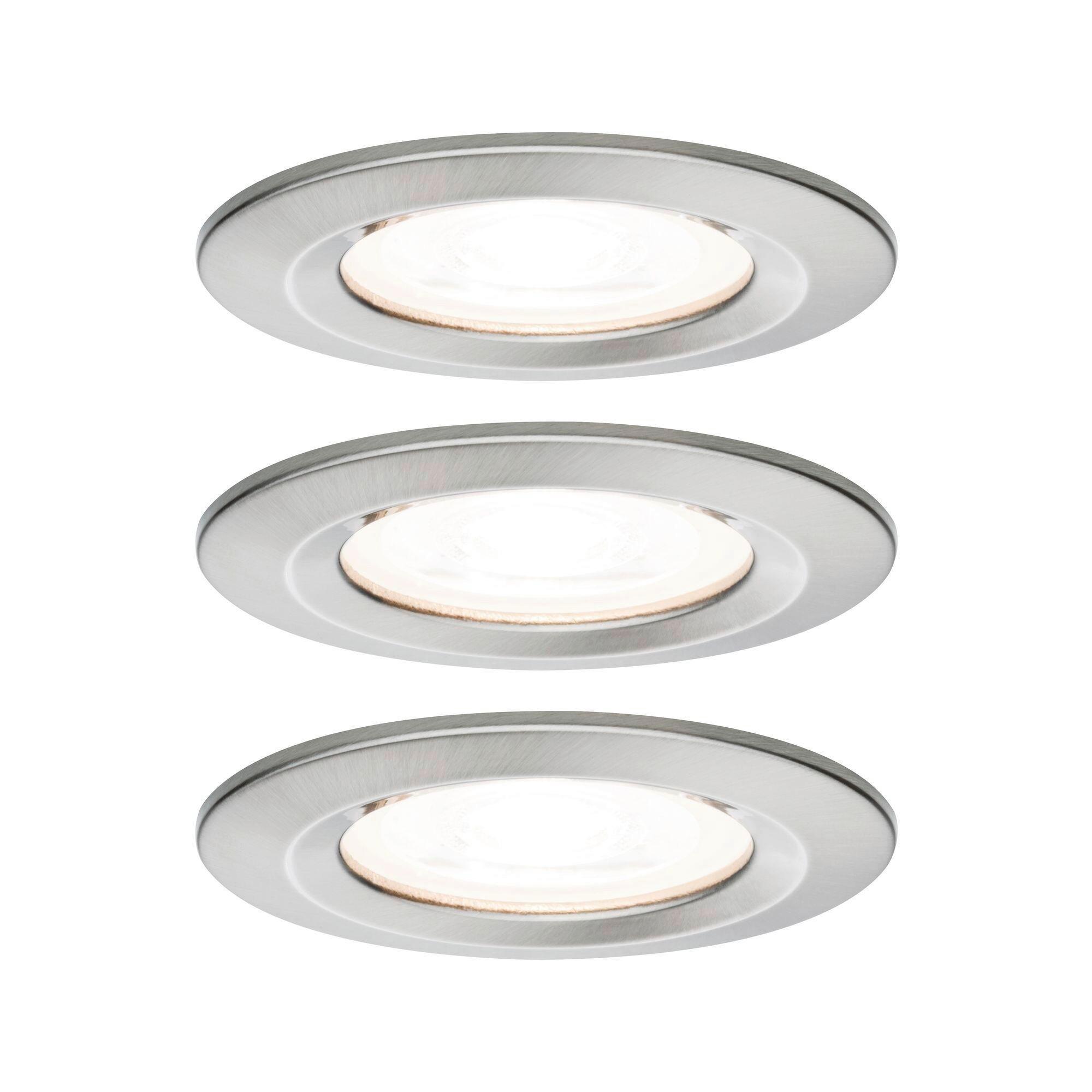 Deckenleuchte 3er-Set Ø 7,8 cm, dimmbar, rund - Basics (7,8cm) - Paulmann