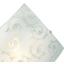 Deckenleuchte Julia - Weiß, KONVENTIONELL, Glas/Metall (25/25/8,5cm) - Ombra Deckenleuchte Julia - Weiß, KONVENTIONELL, Glas/Metall (25/25/8,5cm) - Ombra
