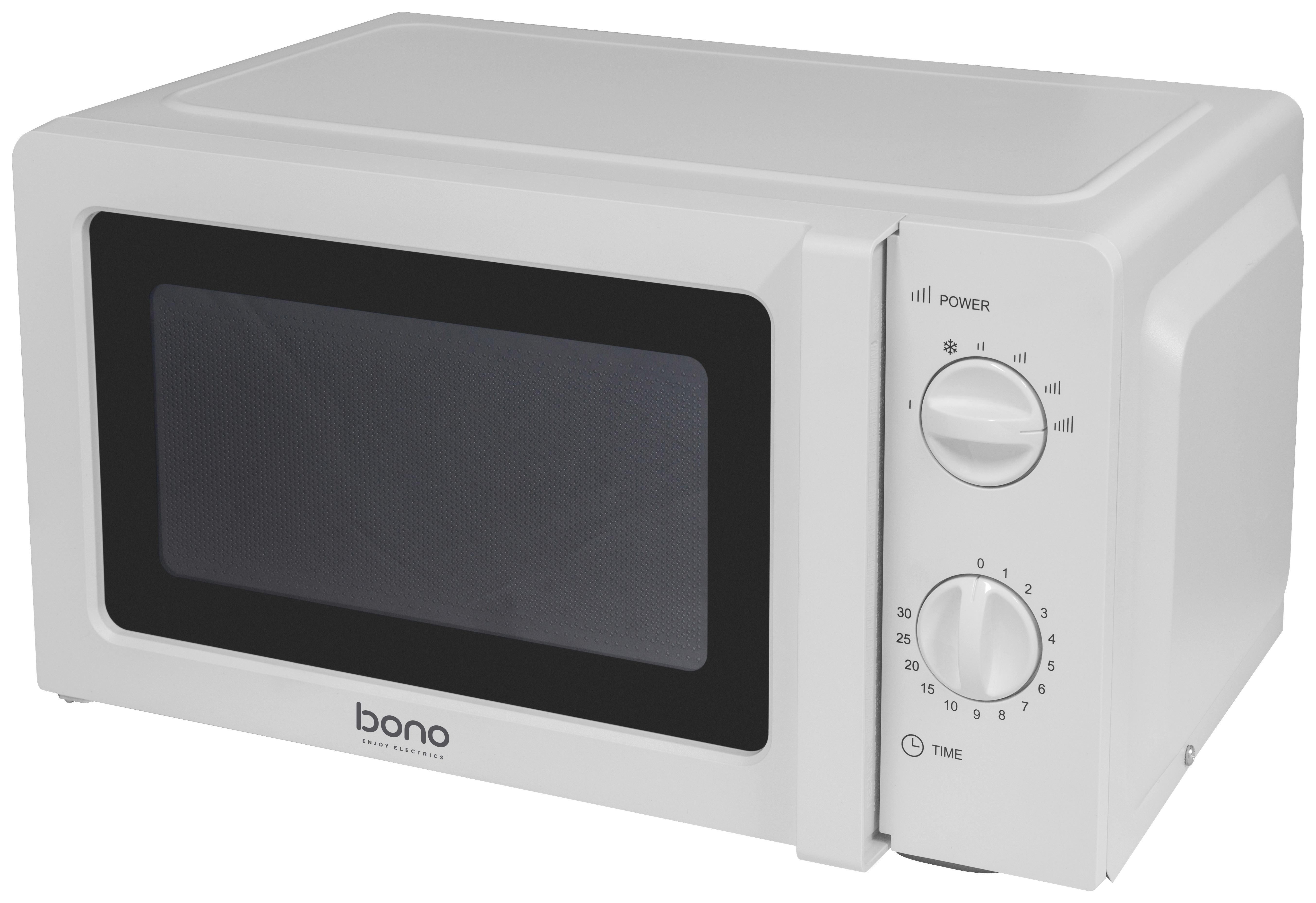 Mikrohullámű Sütő Madison - fehér, Konventionell, műanyag/Üveg (44,6/31,8/24,1cm) - Bono