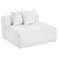 Modul Sofa Bloom B: 85 Cm Weiß - Weiß, Trend, Textil (85/70/122cm) - Livetastic