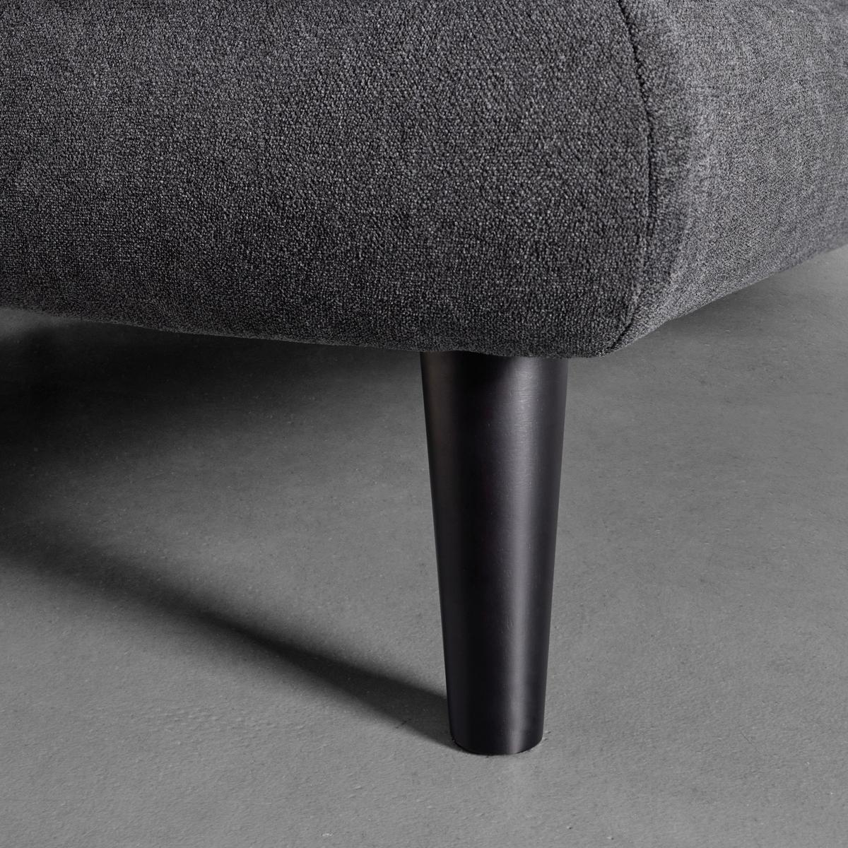 Sedací souprava DAJANA, tmavě šedá - černá/tmavě šedá, Moderní, dřevo/textil (251/102/173cm) - P & B