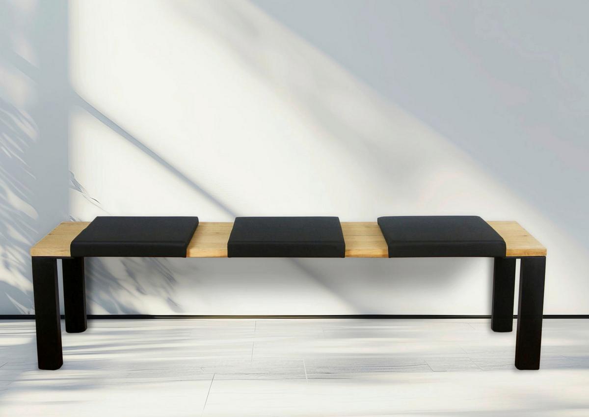 Bankkissen Schwarz L: 40 cm - Basics (40/35/38/5/8cm)
