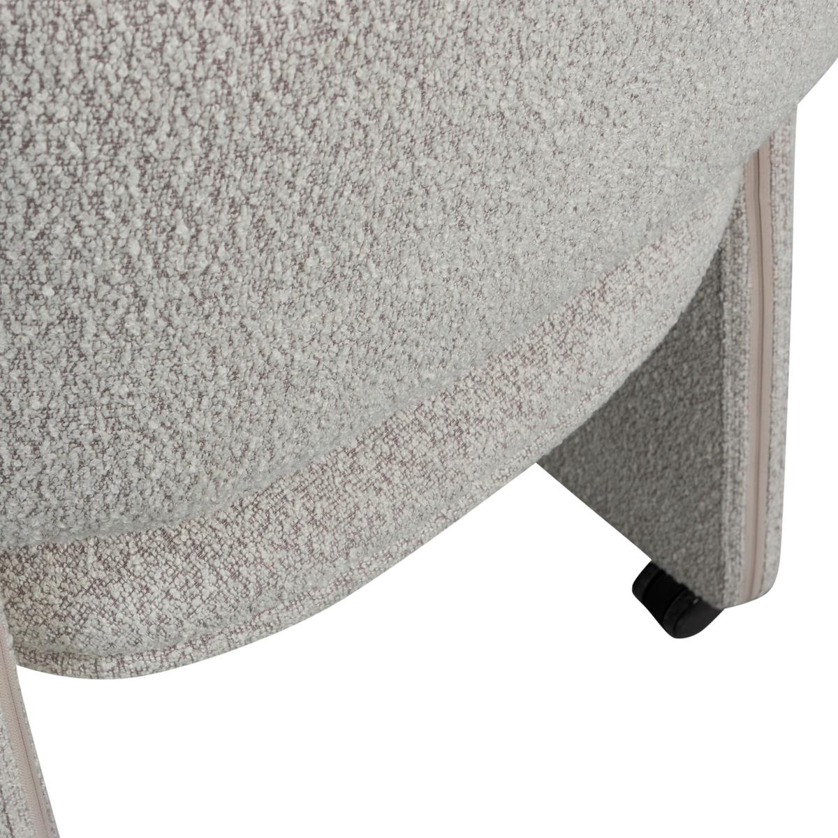 Armlehnstuhl Lyric Greige B: 59cm - Greige, MODERN, Kunststoff/Textil (59/79/58cm) - Livetastic