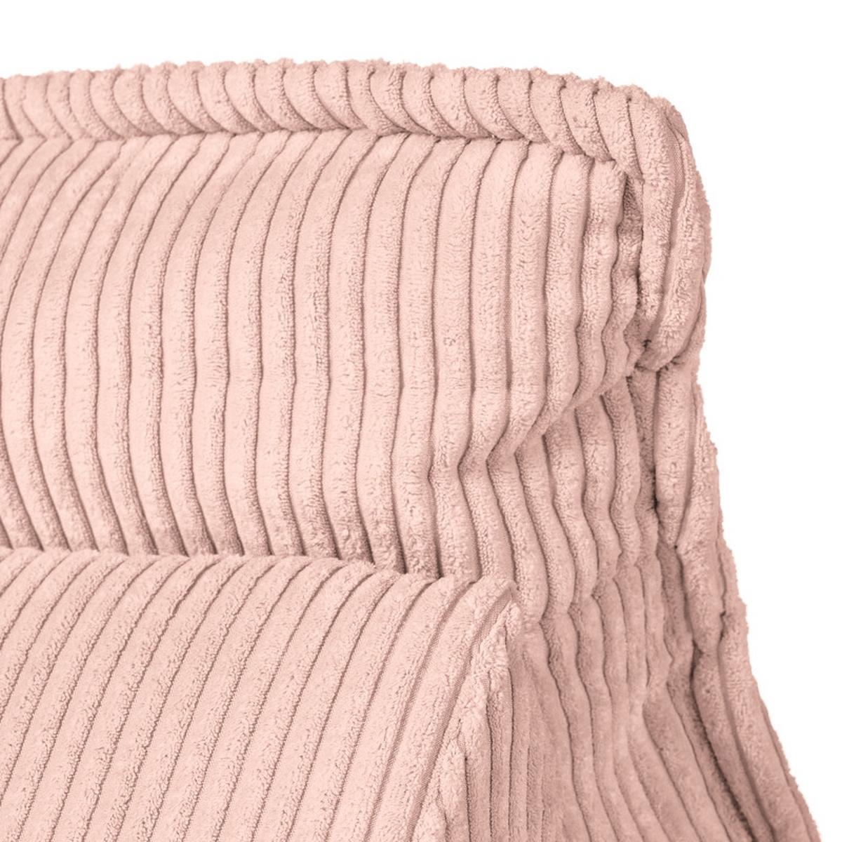 Rückenkissen Cordy, Flieder B: 83 Cm - Flieder, MODERN, Textil (83/25/42cm) - Trendmanufaktur