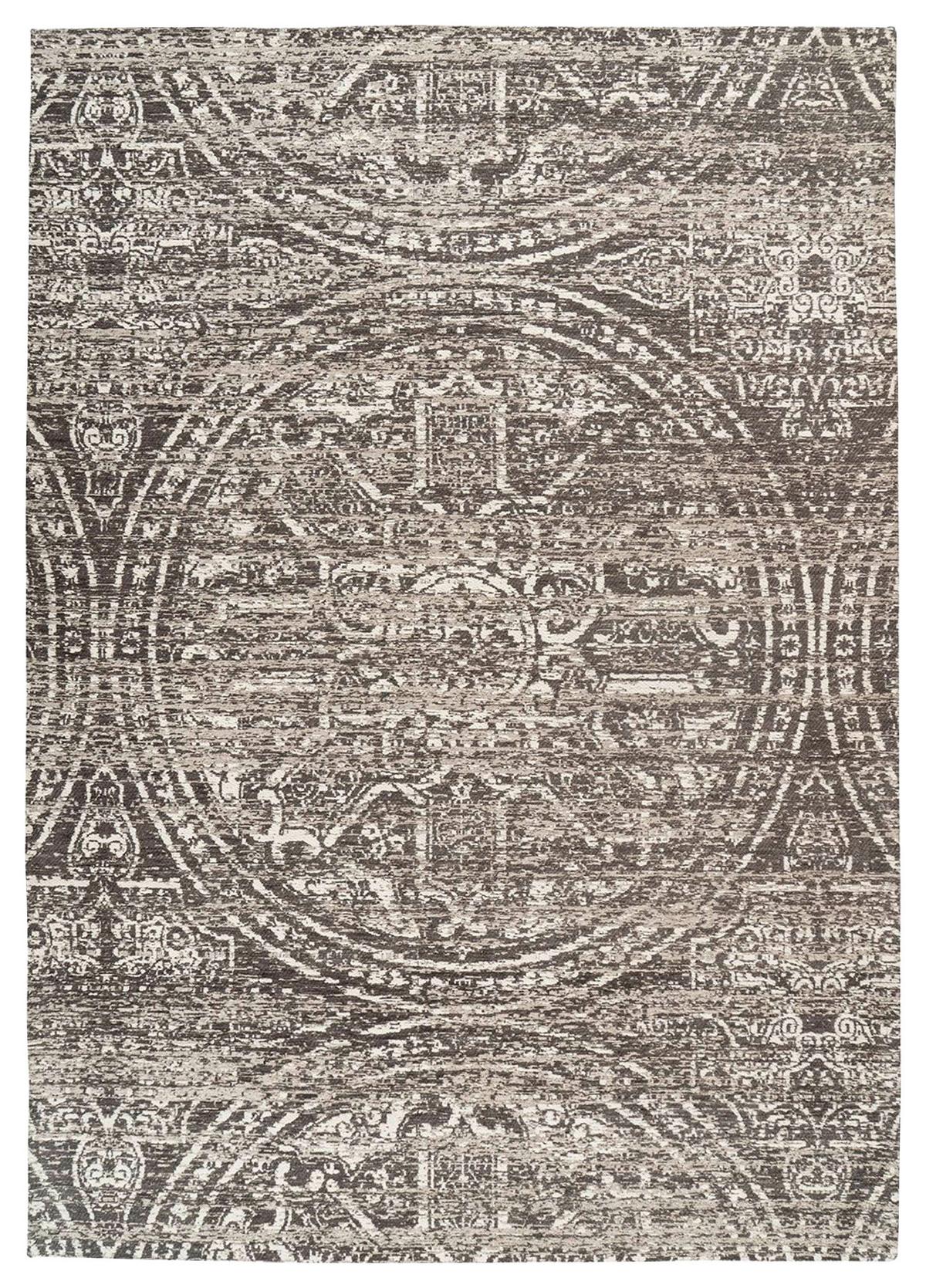 Flachwebteppich Davio 400 - Grau, KONVENTIONELL, Textil (80/150cm)