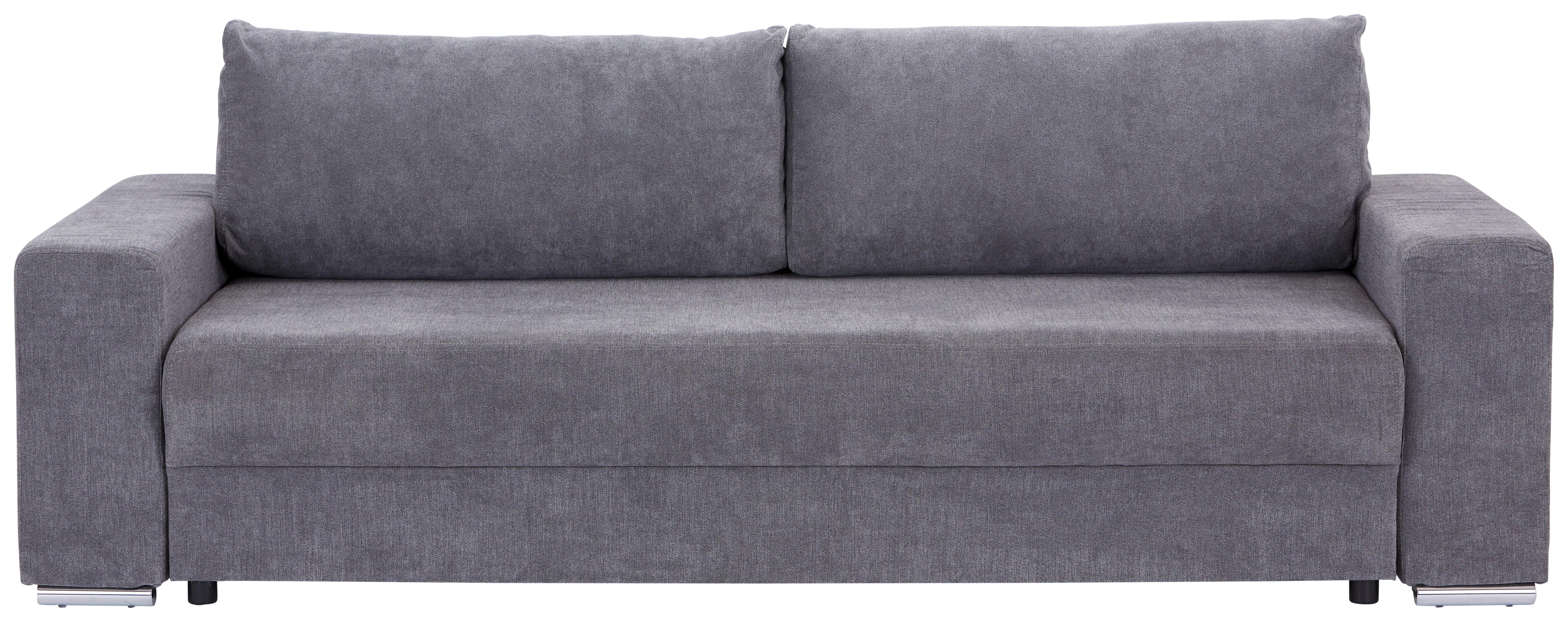 Veľká Rozkladacia Pohovka Garcia, Sivá - sivá, Moderný, plast (250/90/105cm) - Ondega
