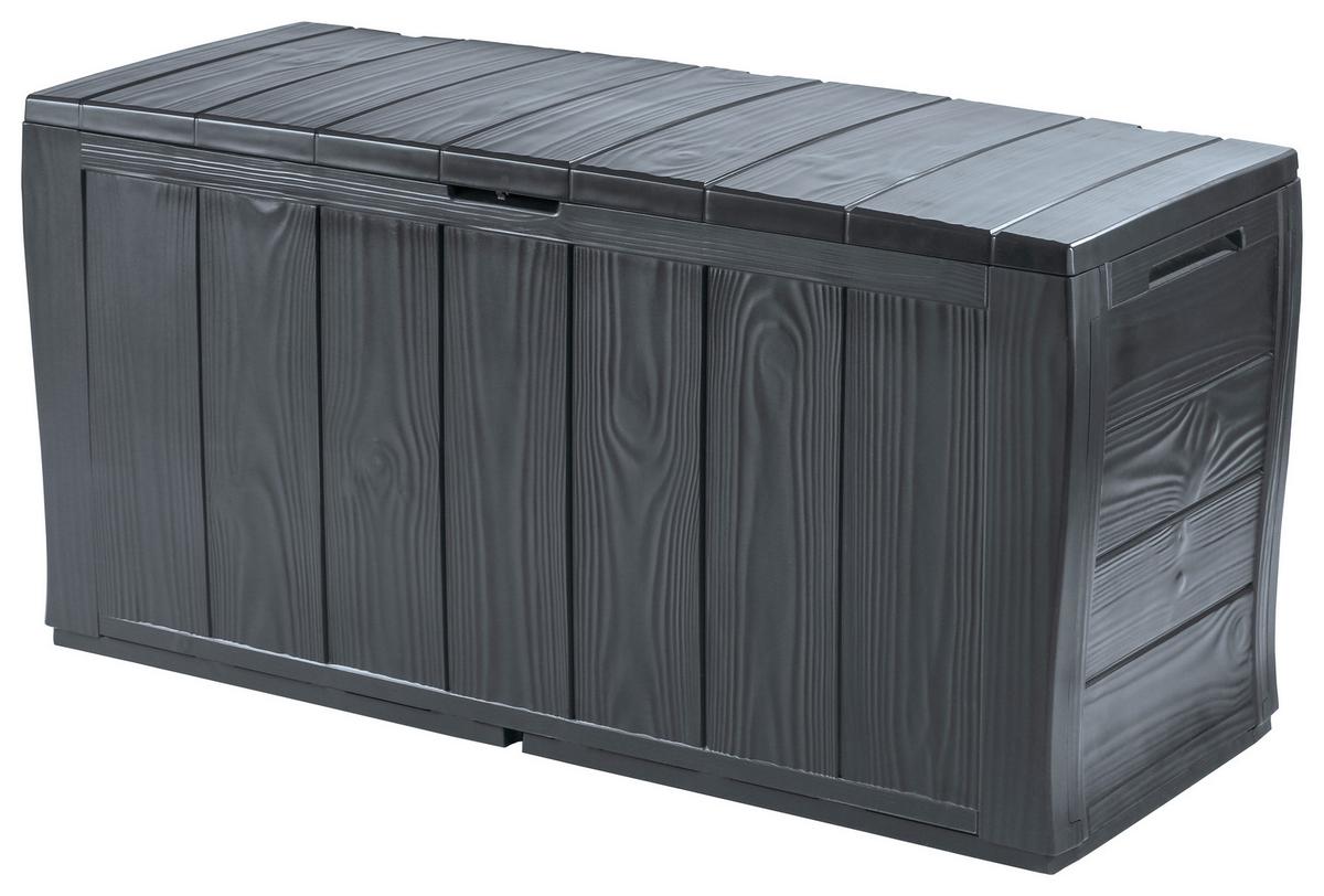 BEDNA NA POLŠTÁŘE SHERWOOD - antracitová, Moderní, plast (117/45/57.5cm) - Mömax