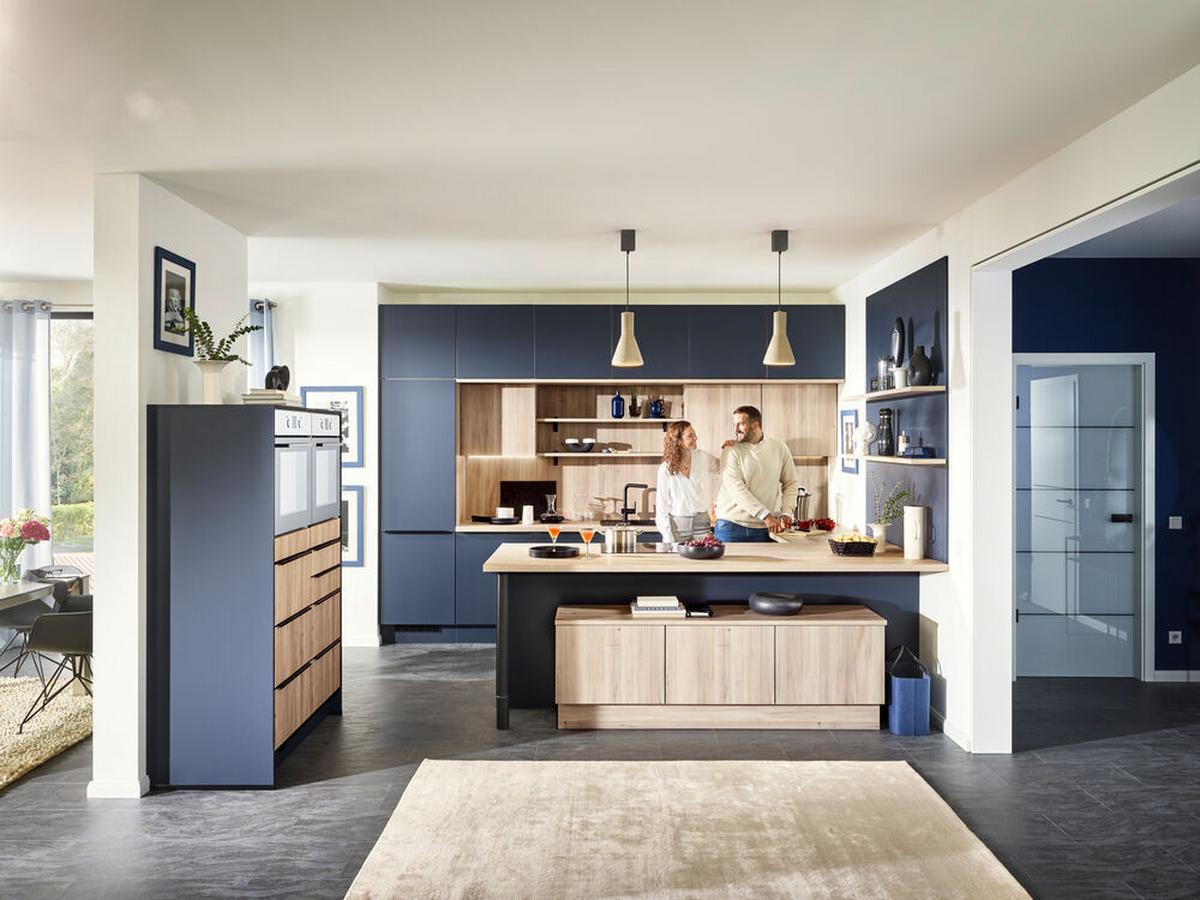 Einbauküchen Pn 210 Frei Planbar Modernes Design - Holzwerkstoff - Pino