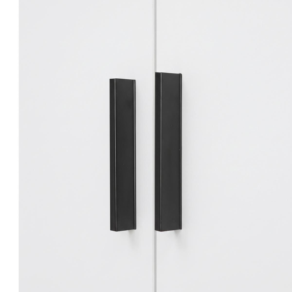 Garderobenschrank Charlie Weiß B: 60cm - Weiß, KONVENTIONELL, Holzwerkstoff (60/180/33,6cm)
