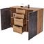 Kommode Kai 2 B:120cm Wotan Eiche Dekor/ Betonoptik - Eichefarben/Alufarben, MODERN, Holzwerkstoff (120/80/39cm) Kommode Kai 2 B:120cm Wotan Eiche Dekor/ Betonoptik - Eichefarben/Alufarben, MODERN, Holzwerkstoff (120/80/39cm)