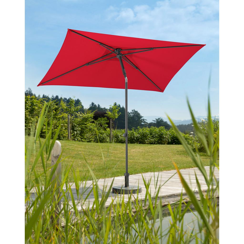 Sonnenschirm Sevilla BxHxT: 140x250x240 cm Rot