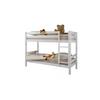 Etagenbett Lupo Weiß Buche Massiv 90 cm mit Leiter - Weiß, Basics, Holz (90/200cm) - MID.YOU