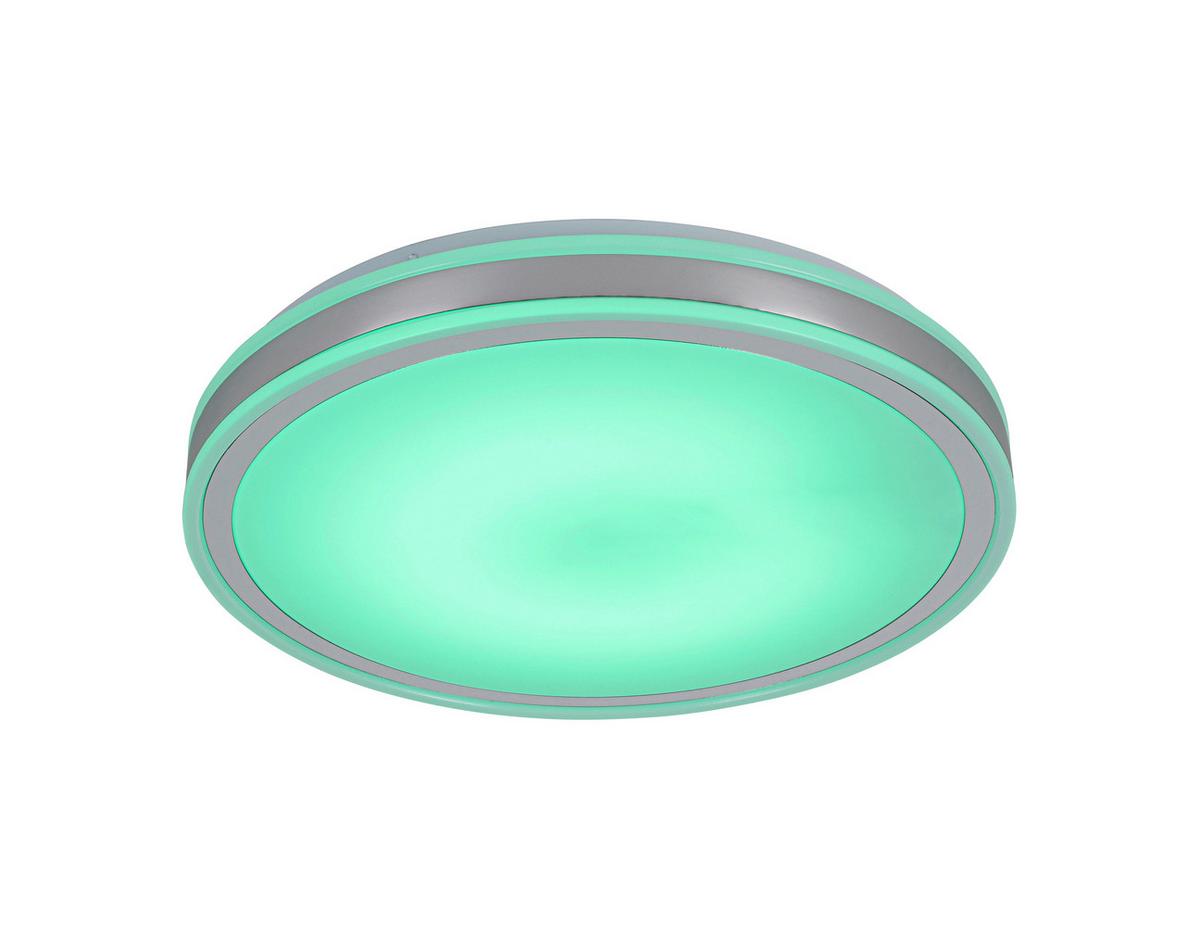 STROPNÉ LED SVIETIDLO FARBI - biela/chrómová, Modern, kov/plast (38/38/6cm) - Mömax