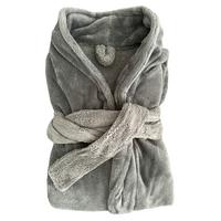 Bademantel Lucas - Grau, KONVENTIONELL, Textil (Snull) - Ondega