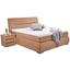 Postel Boxspring Penna - hnědá, Konvenční, textil (180/200cm)