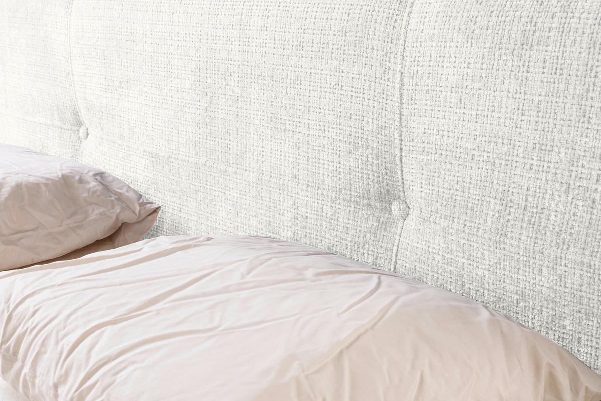 Boxbett mit Bettkasten Haga Creme 180x200 cm - Creme/Schwarz, MODERN, Holz/Kunststoff (180/200cm) - MID.YOU