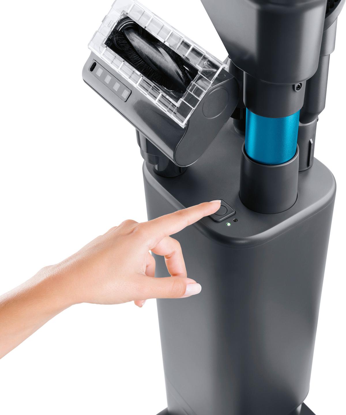 ZYKLONSTAUBSAUGER 29,6V, 500W - Blau/Grau, Basics, Kunststoff/Metall (50/25/110cm)
