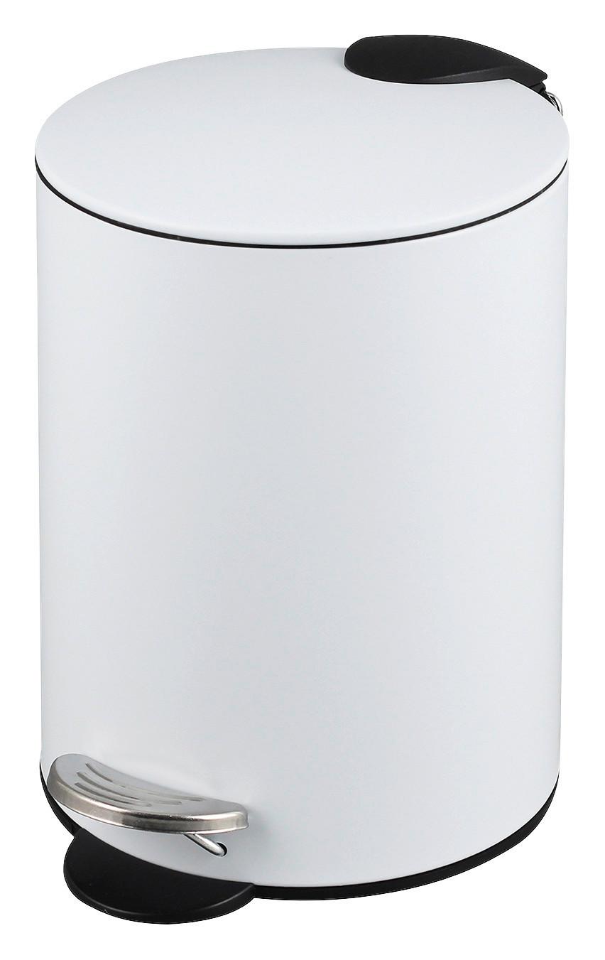 Koš na kosmetické potřeby Noah, 3l - bílá/černá, Moderní, kov/plast (16,8/24,5cm) - Mömax