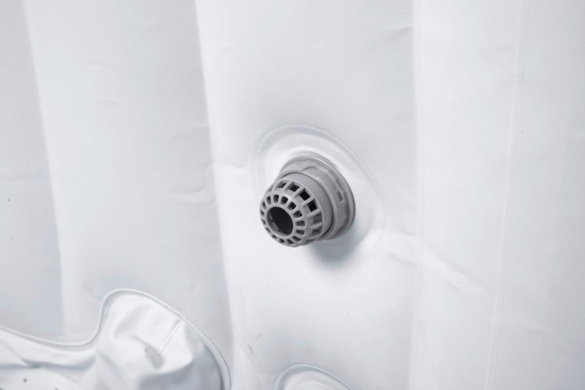 Whirlpool Aufblasbar Ø 180 X H 66 cm - Grau, MODERN, Kunststoff/Metall (180/66cm) - Bestway