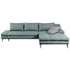 Ecksofa Mit Schlaffunktion Floby Stauraum Hellblau - Erlefarben/Naturfarben, Trend, Textil (313/215cm) - MID.YOU