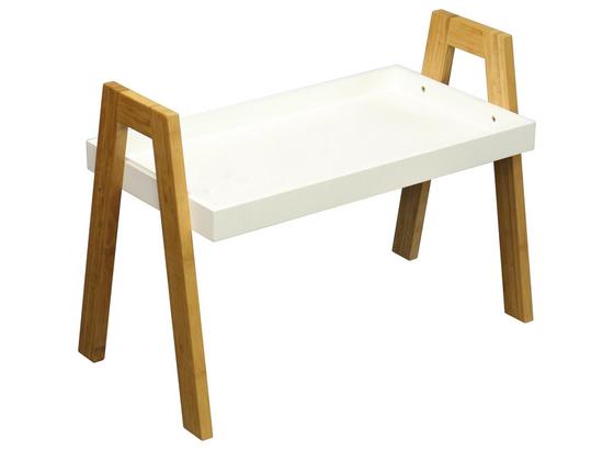 Beistelltisch Scandi Weiß - Naturfarben/Weiß, MODERN, Holz/Holzwerkstoff (62,5/45/32cm) - Ombra Beistelltisch Scandi Weiß - Naturfarben/Weiß, MODERN, Holz/Holzwerkstoff (62,5/45/32cm) - Ombra