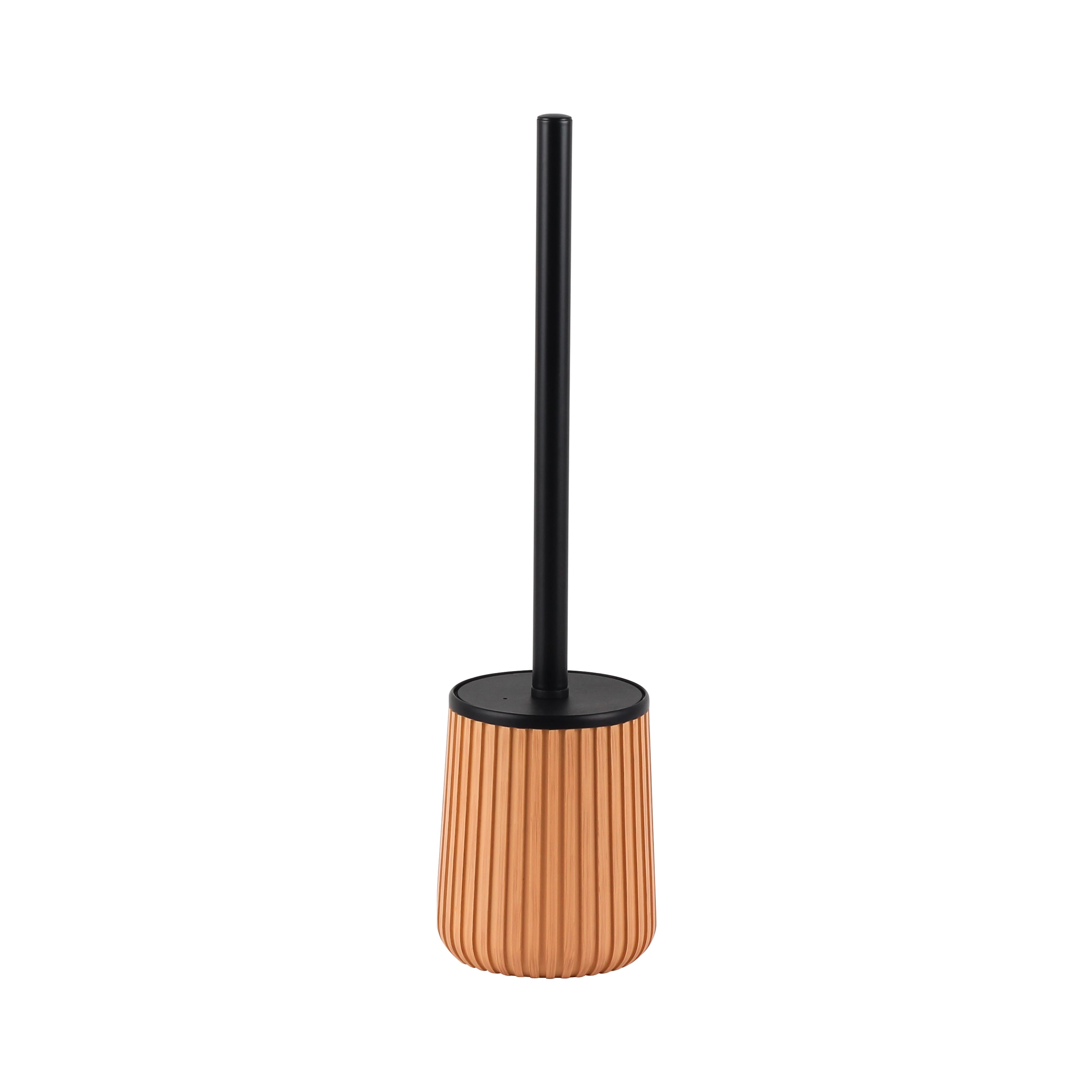 WC kefa so stojanom LOFT - čierna/piesková, Modern, kov/plast (10,2/39,5cm) - Mömax