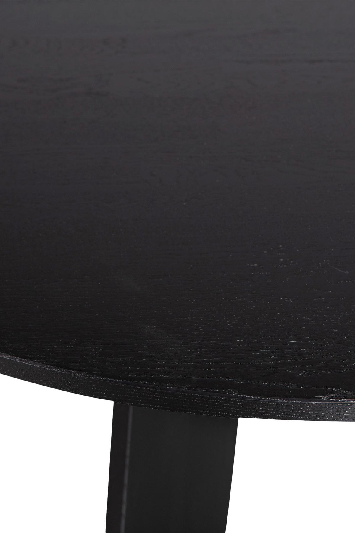 ESSTISCH Fries Schwarz L: 129cm - Schwarz, MODERN, Holz (129/129/75cm) - Livetastic