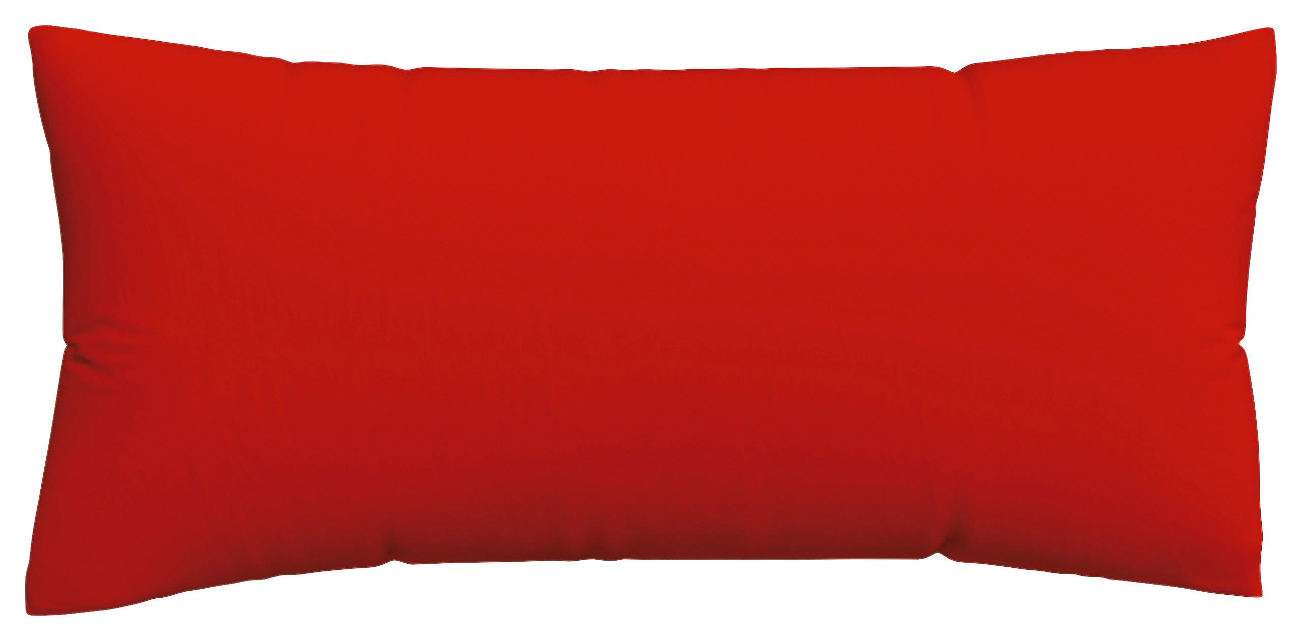 Kopfpolsterbezug Knitted Jersey - Dunkelrot, Basics, Textil (40/80cm) - Schlafgut