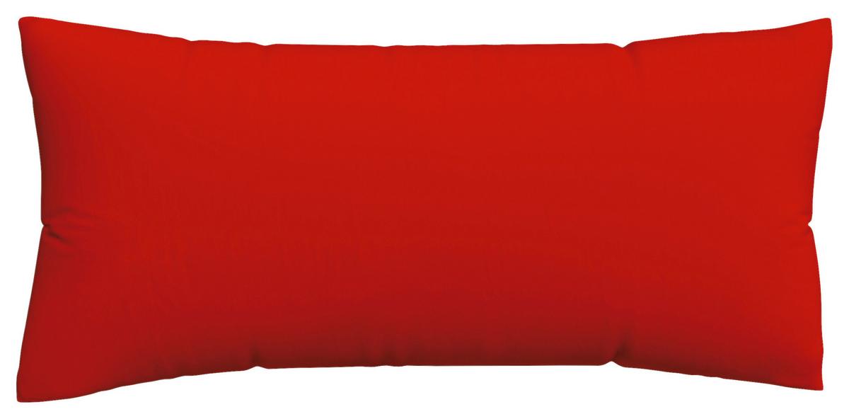 Kopfpolsterbezug Knitted Jersey - Dunkelrot, Basics, Textil (40/80cm) - Schlafgut