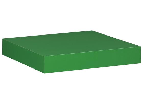 Nástenná Polica Simple - zelená, Moderný, kompozitné drevo/plast (23,5/3,8/23,5cm) Nástenná Polica Simple - zelená, Moderný, kompozitné drevo/plast (23,5/3,8/23,5cm)