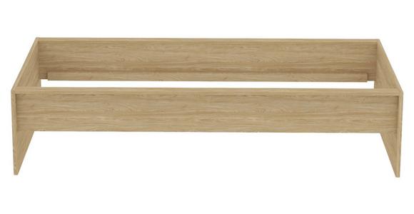 Unit Elements Bettrahmen 90x200 cm Eichefarben - Eichefarben, KONVENTIONELL, Holzwerkstoff (90/200cm) - Ondega