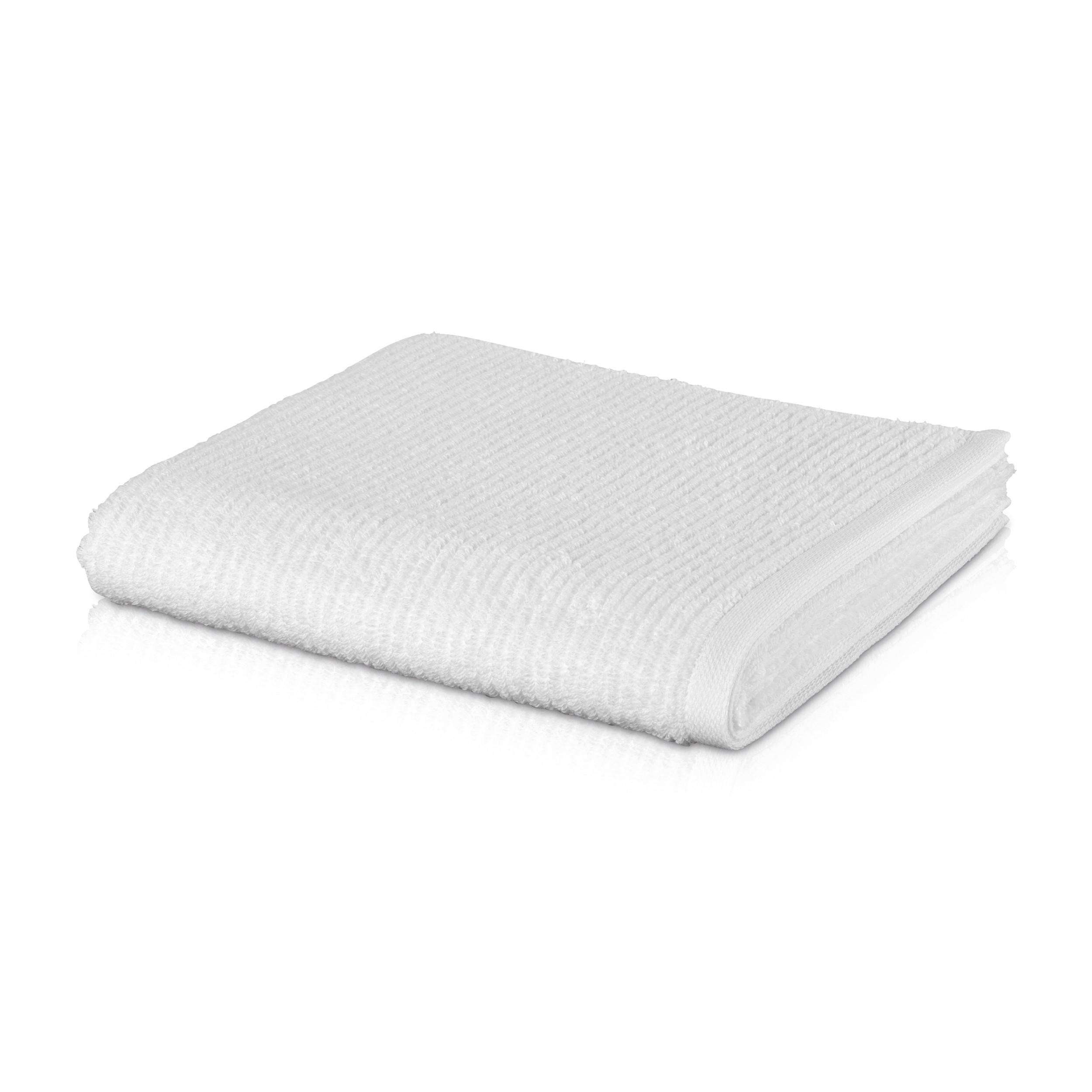Duschtuch Elements Baumwolle 500 G/M2 Weiß 67x140 cm - Weiß, Basics, Textil (67/140cm) - Moeve