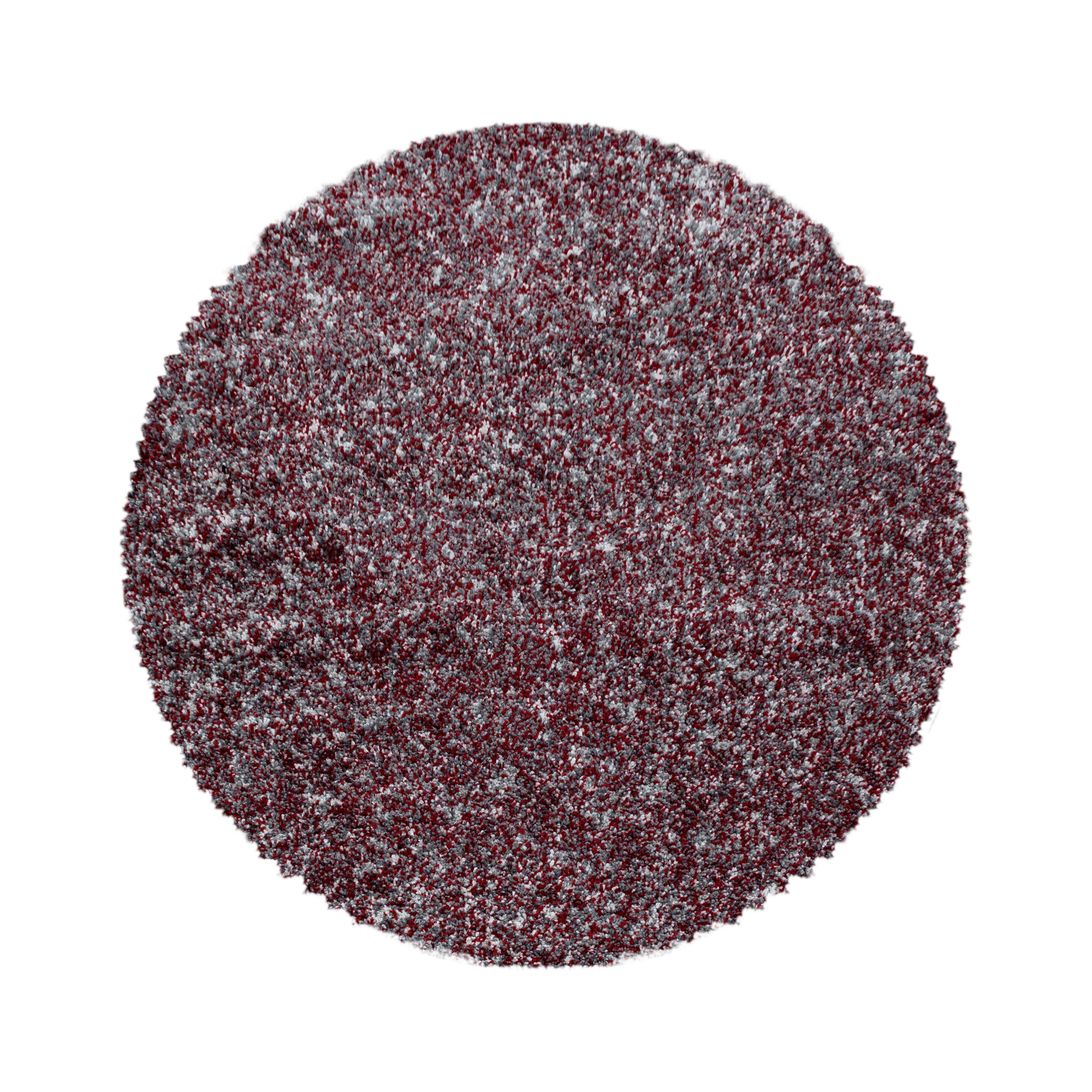 Hochflorteppich Enjoy - Rot, KONVENTIONELL, Textil (80/80cm) - Novel