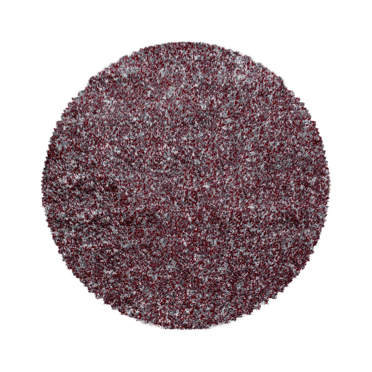 Hochflorteppich Enjoy - Rot, KONVENTIONELL, Textil (80/80cm) - Novel