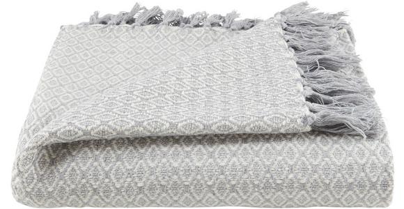 Überwurf Ines - Silberfarben, ROMANTIK / LANDHAUS, Textil (140/210cm) - James Wood