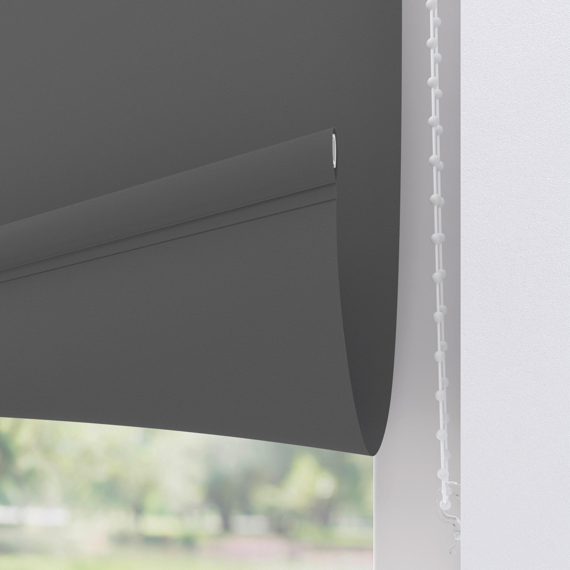 Rollo 120x190 cm mit Kettenzug - Anthrazit, Basics, Kunststoff (120/190cm)