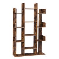 Bücherwand Iron B: 86 cm Braun - Braun, Basics, Holzwerkstoff (86/140/25cm) - Boxxx