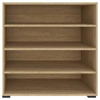 Regal Unit Elements Maxi B: Ca. 91,2 Cm Eichefarben - Eichefarben/Schwarz, MODERN, Holzwerkstoff (91,2/89,6/40cm) - Ondega
