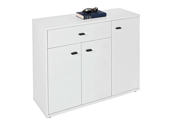 Kommode B 88cm Boni, Perlweiß Dekor - Weiß, MODERN, Holzwerkstoff (88/70/30cm) Kommode B 88cm Boni, Perlweiß Dekor - Weiß, MODERN, Holzwerkstoff (88/70/30cm)