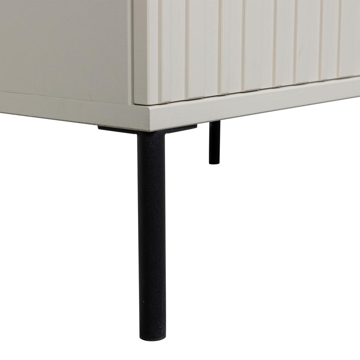 Garderobenschrank Gravure Grau B: 60 cm - Schwarz/Grau, Design, Holz (60/210/42cm) - Livetastic