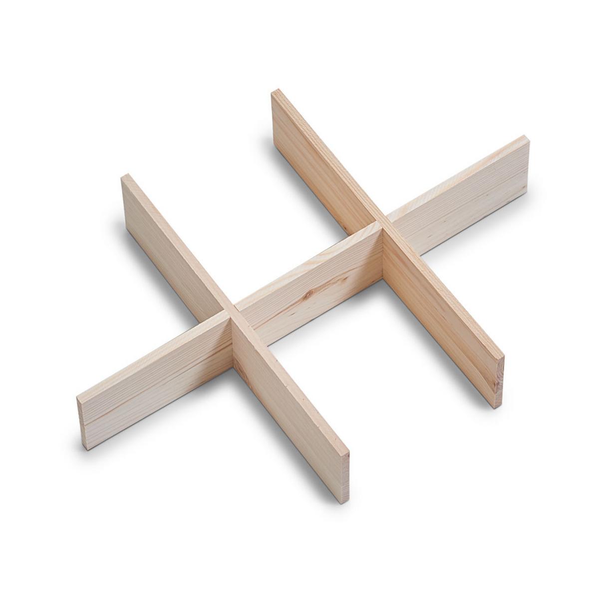 Organizer Naturfarben B : 40 cm - Naturfarben, Basics, Holz (40/14/30cm) - Zeller Present