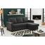 Wohnlandschaft Cristiano ca. 220x150 cm - Dunkelbraun, Basics, Textil (220/150cm) - Carryhome Wohnlandschaft Cristiano ca. 220x150 cm - Dunkelbraun, Basics, Textil (220/150cm) - Carryhome